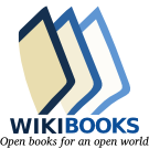 logo for Wikibooks